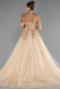 Long Gold Haute Couture Dress ABU5343