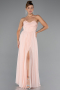 Powder Color Long Prom Gown ABU4596