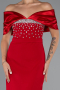 Long Red Evening Dress ABU5352