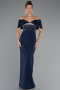 Long Navy Blue Evening Dress ABU5352