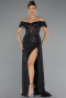 Long Black Evening Dress ABU5338