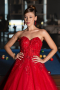 Long Red Special Design Engagement Dress ABU5341