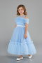 Long Blue Girl Dress ABU4221