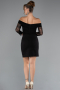 Short Black Cocktail Dress ABK2455