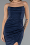 Long Navy Blue Prom Gown ABU5389