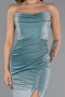 Turquoise Long Prom Gown ABU5245