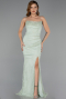 Long Mint Dantelle Evening Dress ABU5407