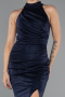 Long Navy Blue Evening Dress ABU5426