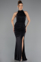 Long Black Evening Dress ABU5426