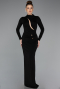 Long Black Evening Dress ABU5430