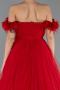 Long Red Evening Dress ABU5432