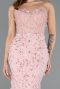 Long Powder Color Special Design Engagement Dress ABU5458