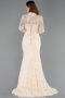 Long Gold Dantelle Haute Couture Dress ABU5462