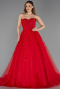 Long Red Haute Couture Dress ABU5459