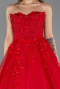 Long Red Haute Couture Dress ABU5459