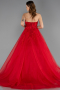Long Red Haute Couture Dress ABU5459