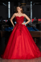 Long Red Special Design Engagement Dress ABU5460
