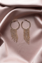 Gold-Rose Earring UK555