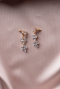 Gold-Rose Earring UK932