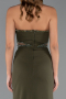 Long Olive Drab Evening Dress ABU5476