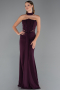 Long Dark Purple Evening Dress ABU5476