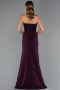 Long Dark Purple Evening Dress ABU5476