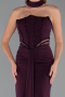Long Dark Purple Evening Dress ABU5476