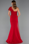 Long Red Evening Dress ABU4969