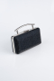 Black Patterned Night Bag SH857