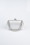 Silver Laser Cut Night Bag SH860
