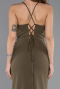 Long Olive Drab Evening Dress ABU5506