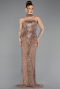 Long Copper Beaded Evening Dress ABU5438