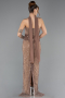 Long Copper Beaded Evening Dress ABU5438