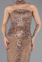Long Copper Beaded Evening Dress ABU5438