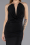 Midi Black Party Dress ABK2495