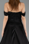 Long Black Beaded Evening Dress ABU5542