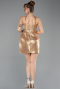 Gold Halter Neck Mini Sequin Party Dress ABK2201
