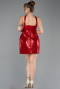 Red Halter Neck Mini Sequin Party Dress ABK2201