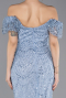 Long Indigo Beaded Evening Dress ABU5547