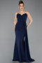 Long Navy Blue Evening Dress ABU5558