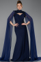 Long Navy Blue Evening Dress ABU5558