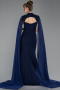 Long Navy Blue Evening Dress ABU5558