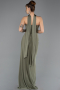 Long Olive Drab Prom Gown ABU5564