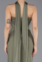 Long Olive Drab Prom Gown ABU5564