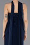 Long Navy Blue Prom Gown ABU5564