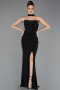 Long Black Prom Gown ABU5564