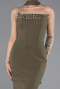 Long Olive Drab Mermaid Evening Gown ABU5566