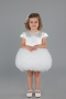 Short White Girl Dress ABK2502