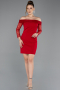 Red Short Cocktail Dress ABK2455