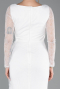 Long White Dantelle Evening Dress ABU5588